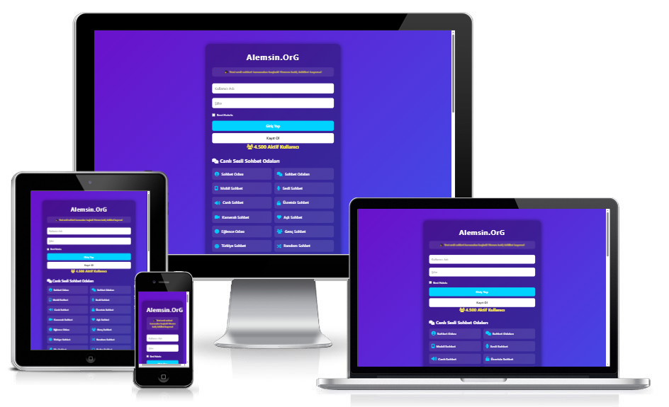 Alemsin.Org Sohbet HTML Teması İndir | Sohbettemalari.Net